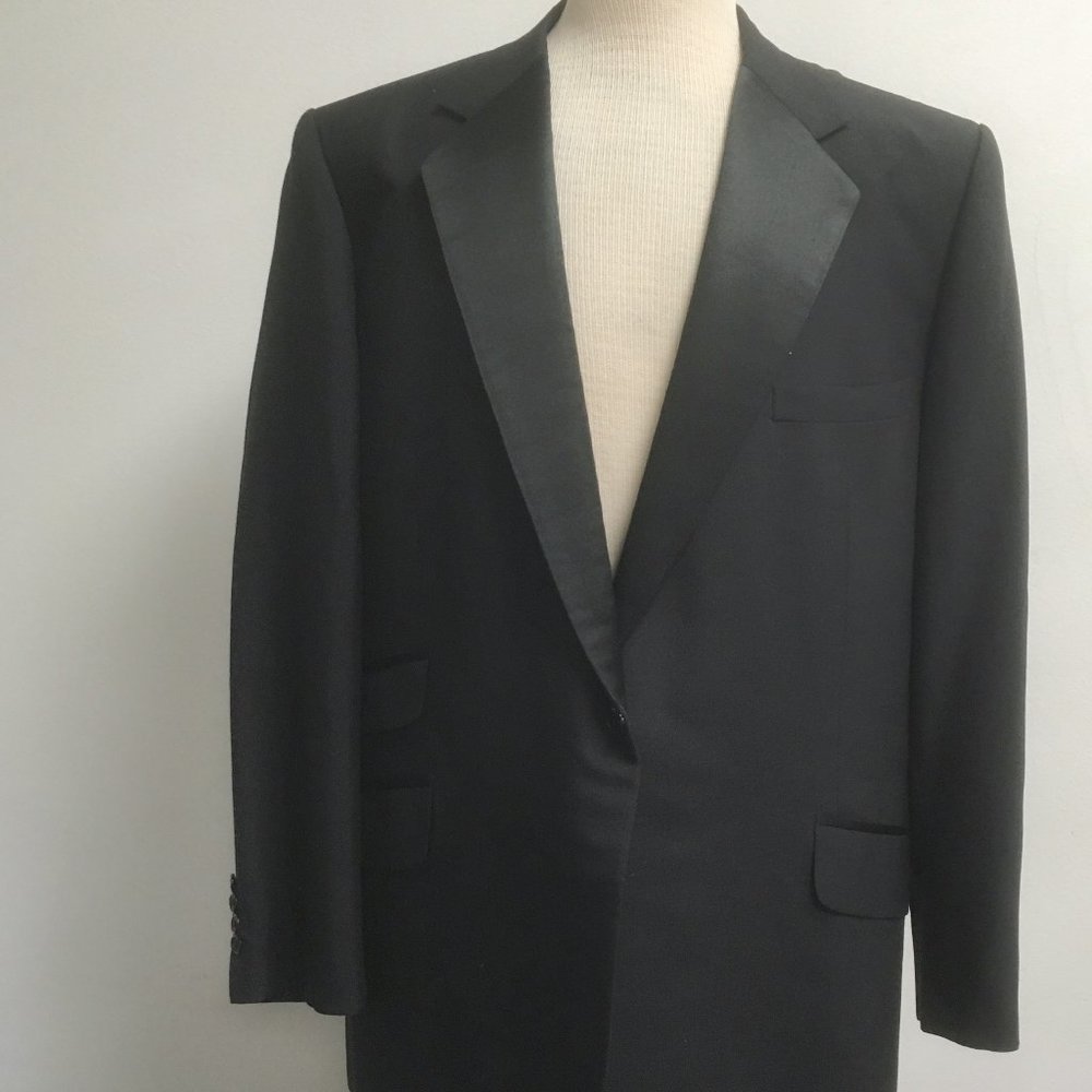 Vintage Greg Chapman Custom One Button Red Lined … - image 1